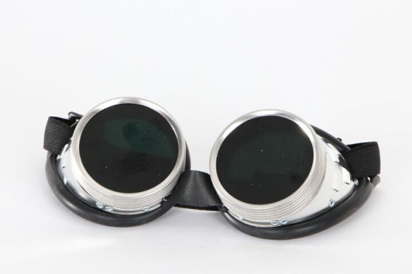 Schweissbrille, mit Schraubfassung, Glas: gruen DIN 4-6, D: 50mm