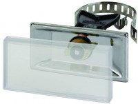 Simplex Universalhalter aus Edelstahl, 100 x 50 mm Simplex Universalhalter aus Edelstahl, 100 x 50 mm