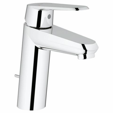 Grohe Einhand-Waschtisch-Batterie Eurodisc C 23049 28mm Kartusche Zugstangen-Abl.grt. chrom