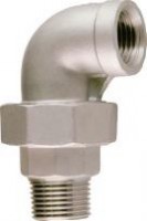 Edelstahl Winkel-Verschraubung 312AW, V4A, kon.dicht., ia Edelstahl Winkel-Verschraubung 312AW, V4A, kon.dicht., ia