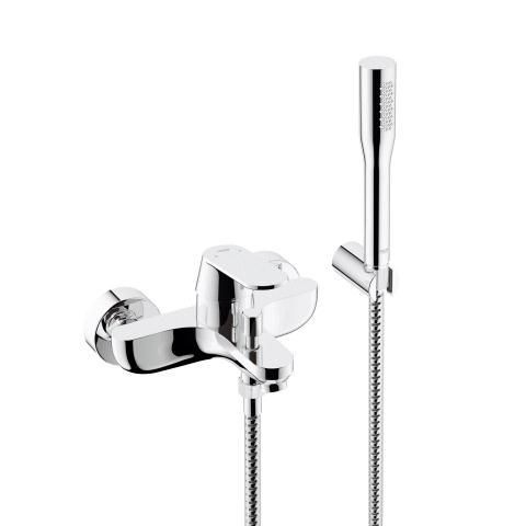 Grohe Wannenbatterie Eurosmart C 32832 mit Brausehalter u. Brauseschlauch chrom