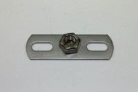 Grundplatte 75 x 25 x 2.0 mm, Edelstahl A2 Grundplatte 75 x 25 x 2.0 mm, Edelstahl A2