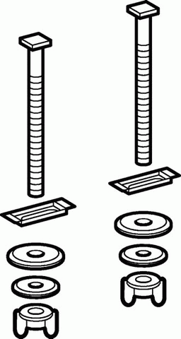 Geberit Befestigungsmaterial zu Dusch-WC