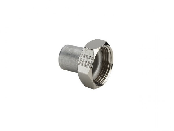 Viega Sanpress-Inox Verschraubung, Mod. 2364, flachdicht., m. G-Gewinde