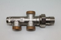 Heimeier Duolux Einrohrverteiler 50/50, mit Absperrung 3803-02.000 Heimeier Duolux Einrohrverteiler 50/50, mit Absperrung 3803-02.000