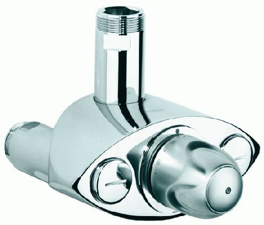 Grohe Thermostat-Batterie Grohtherm XL 35085 Wandmontage DN25 chrom