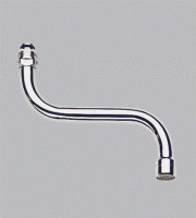 Grohe S-Auslauf, Costa 13052000, AG1122, f. Wandbatterie, Ausladung 150mm, verchromt Grohe S-Auslauf, Costa 13052000, AG1122, f. Wandbatterie, Ausladung 150mm, verchromt