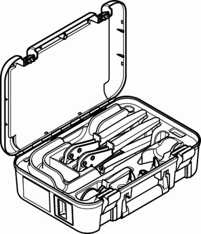 Geberit Mepla Handpresswerkzeug d 16 - 20 komplett im Koffer