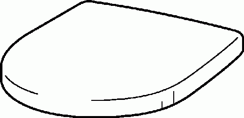 Keramag WC-Sitz Renova Nr.1 Plan weiß(alpin) Absenkautomatik, Scharniere Metall