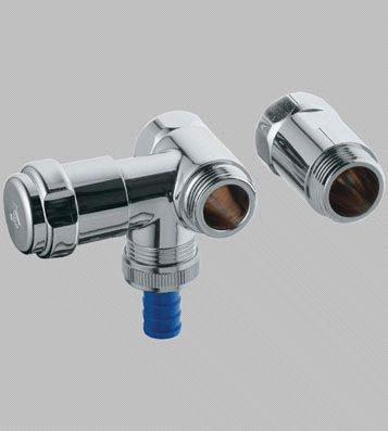 Grohe WAS-Ventil batterie 41040 Design-Gr. DN20 Anschluss links für 1/2&quot; chrom