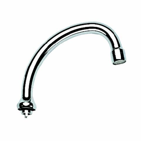 Grohe Rohrauslauf 13076 Ausladung 140mm schwenkbar m. Anschlag chrom