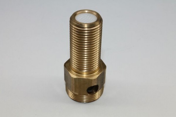 Suevia Anschlussteil R1/2&quot; mit Düse D: 8mm, Gewinde 40mm lang Nr. 102.0650 zu Mod. 13/560/590/671/WT