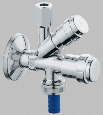 Grohe WAS-Kombieckventil 41070 Design-Gr. DN10 mit RV chrom