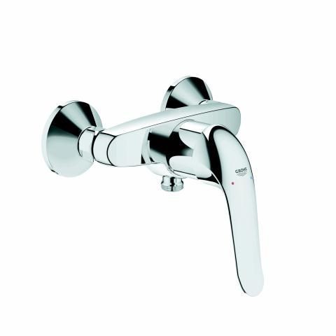 Grohe Einhand-Brausebatterie Euroeco Special 32780 Wandmontage S-Anschlüsse chrom