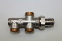 Heimeier Duolux Einrohrverteiler 50/50, ohne Absperrung 3802-02.000 Heimeier Duolux Einrohrverteiler 50/50, ohne Absperrung 3802-02.000