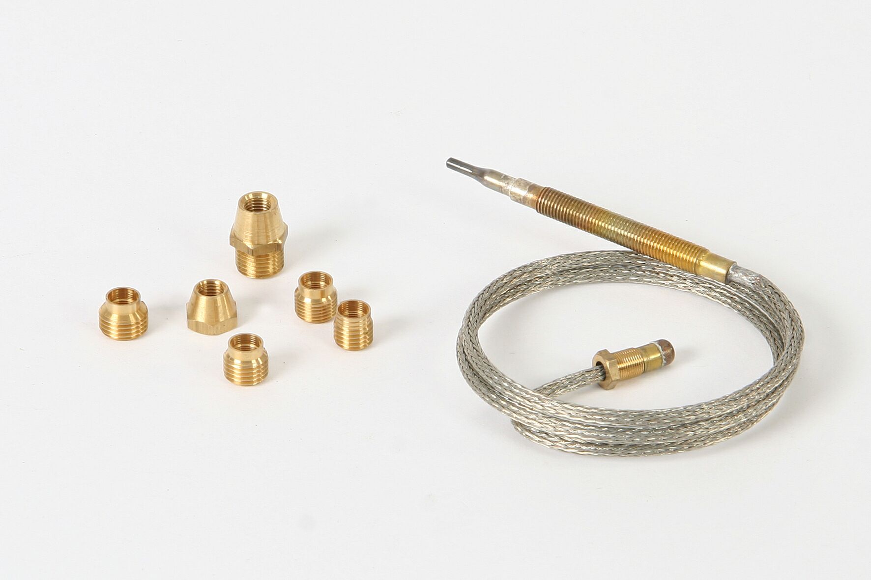 Universal Thermoelement Kit 900mm - Mit 5 Muttern Für Gasherd, Kamin, Grill