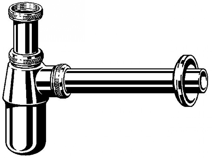 Viega Rohr gerade, Mod. 5753-542, ohne Bord, verchromt | Ablaeufe fuer ...